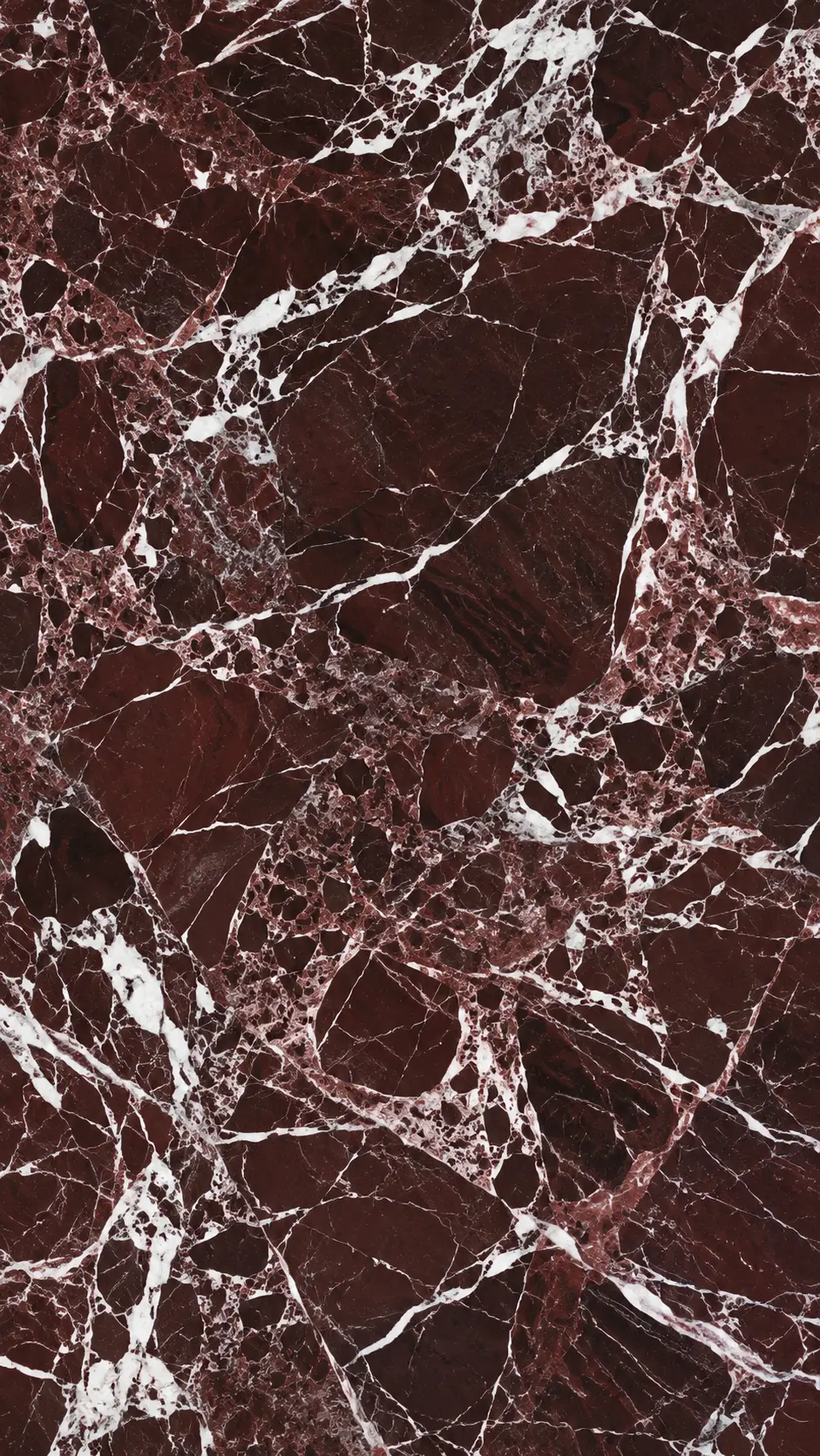 Dark oxblood-veined marble sample