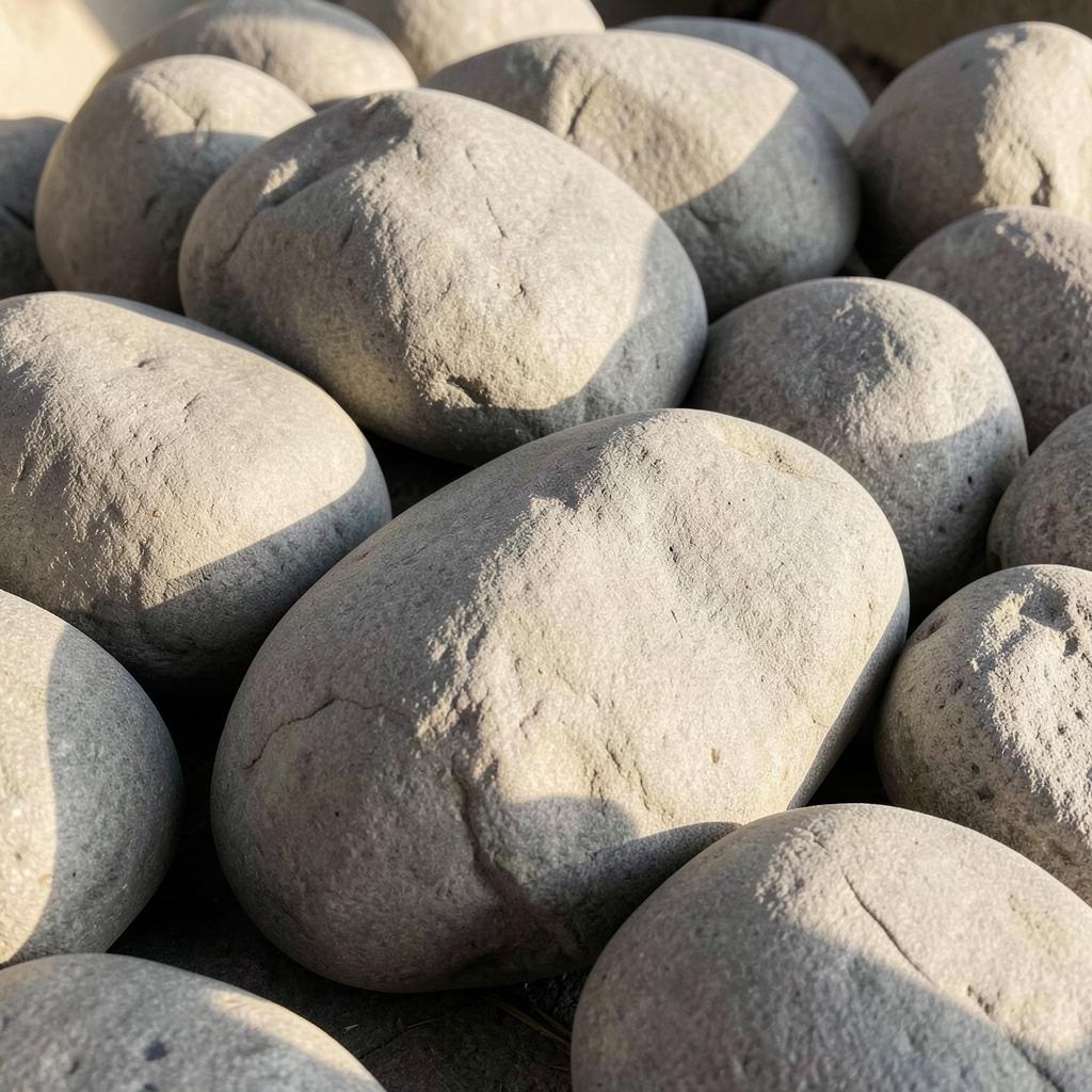 Large grey sculptural stones sample